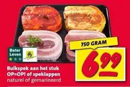 Nettorama Buikspek aan het stuk of speklappen aanbieding