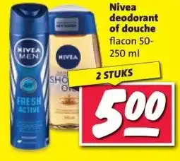 Nettorama Nivea deodorant of douche aanbieding