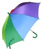 Bol.com Regenboog paraplu 4 ass. 29568 aanbieding