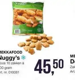 Bidfood Mekkafood Nuggy's aanbieding