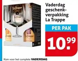 Hoogvliet Vaderdag geschenk- verpakking La Trappe aanbieding