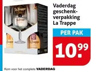 Hoogvliet Vaderdag geschenk- verpakking La Trappe aanbieding