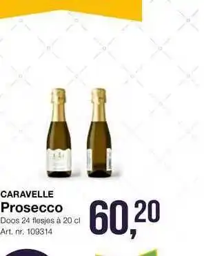 Bidfood Caravelle Prosecco aanbieding