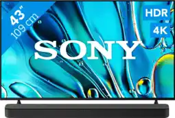 Coolblue Sony Bravia 3 43 4K Led (2025) + Sony HT-SF150 aanbieding