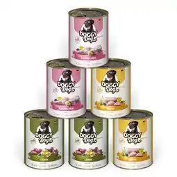 Zooplus 6x800g Doggy Dog Adult Sensitive Mix (3 soorten) nat hondenvoer aanbieding