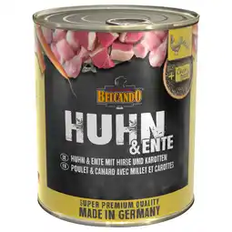 Zooplus Belcando Super Premium 6 x 800 g Hondenvoer - Kip & eend met gierst & wortelen aanbieding