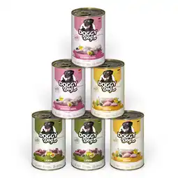 Zooplus 6x400g Doggy Dog Adult Sensitive Mix (3 soorten) nat hondenvoer aanbieding