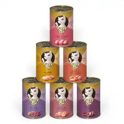 Zooplus 6x400g Kitty Cat Adult Pate Mix II (6 soorten) nat kattenvoer aanbieding
