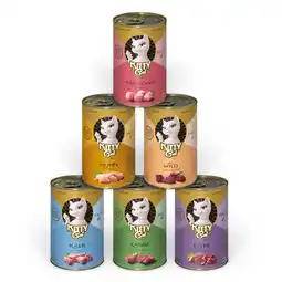 Zooplus 6x400g Kitty Cat Adult Pate Mix I (6 soorten) nat kattenvoer aanbieding