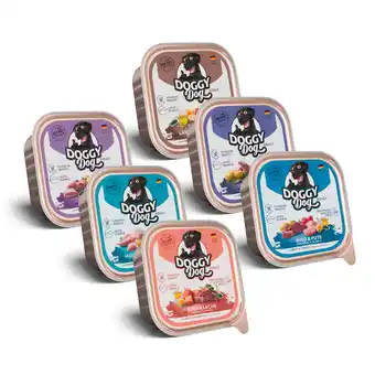 Zooplus 6x150g Doggy Dog Adult Mix pakket (6 soorten) nat hondenvoer aanbieding
