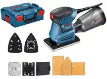 Amazon Bosch Professional vlakschuurmachine GSS 160-1 A Multi (180 watt, 1,6 mm draaicirkel-Ø, in L-BOXX) aanbieding