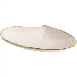 Leen Bakker Decoschaal Schelp - off-white - keramiek - 3x9,5 x16 cm - Leen Bakker aanbieding