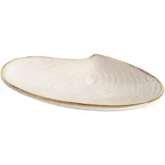 Leen Bakker Decoschaal Schelp - off-white - keramiek - 3x9,5 x16 cm - Leen Bakker aanbieding