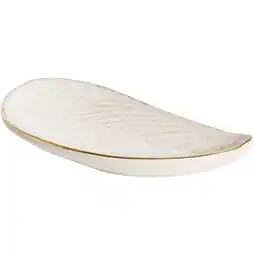 Leen Bakker Deco schaal Schelp - off-white - 3x9,5x16 cm - Leen Bakker aanbieding