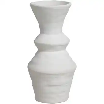 Leen Bakker Vaas Nora - off-white - keramiek - 24,5xØ12,3 cm - Leen Bakker aanbieding