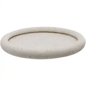 Leen Bakker Decoratie tray Nordic - off-white - Ø26cm - Leen Bakker aanbieding