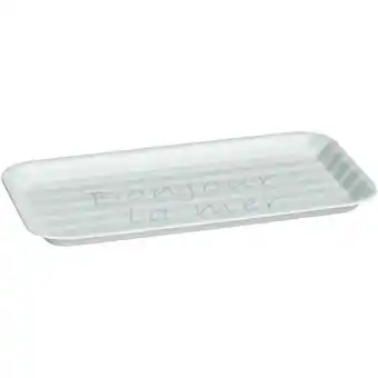 Leen Bakker Dienblad Bonjour - mint - 30x16 cm - Leen Bakker aanbieding