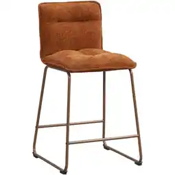 Leen Bakker Barkruk Stella - terracotta - Leen Bakker aanbieding