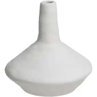Leen Bakker Vaas Nora - off-white - keramiek - 14,5xØ14 cm - Leen Bakker aanbieding