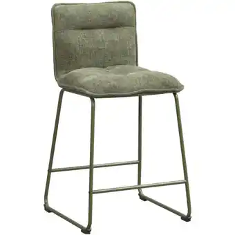 Leen Bakker Barkruk Stella - groen - Leen Bakker aanbieding