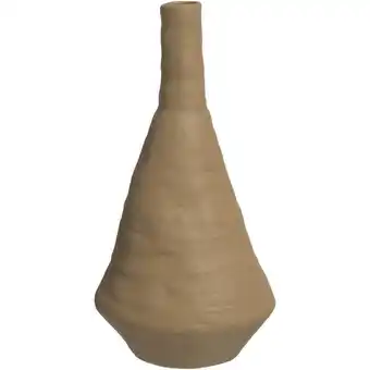 Leen Bakker Vaas Nora - bronskleurig - keramiek - 30,2xØ15 cm - Leen Bakker aanbieding