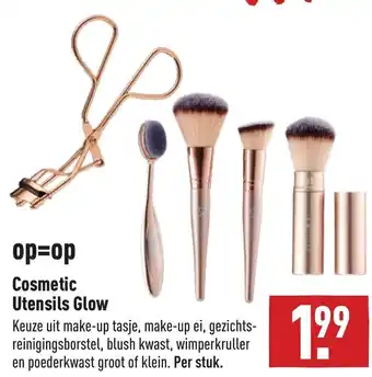 ALDI Cosmetic Utensils Glow aanbieding