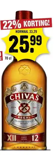 Dirck 3 Chivas aanbieding