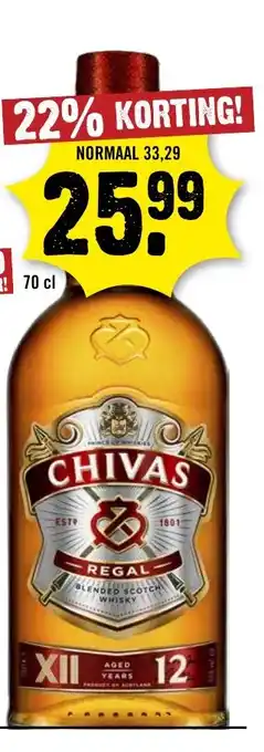 Dirck 3 Chivas aanbieding