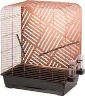 Bol.com Flamingo parkietenkooi mona koper - 50cm L x 34cm B x 65cm H aanbieding
