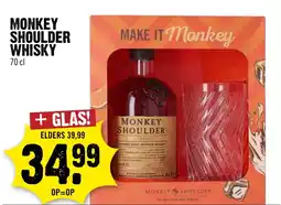 Dirck 3 Monkey shoulder whisky aanbieding