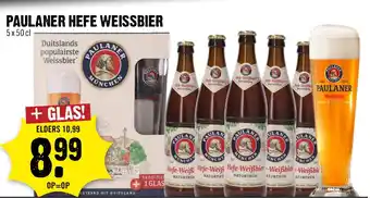 Dirck 3 Paulaner hefe weissbier aanbieding