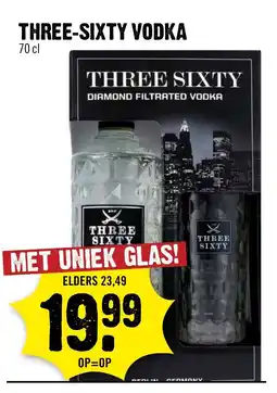 Dirck 3 Three sixty vodka aanbieding