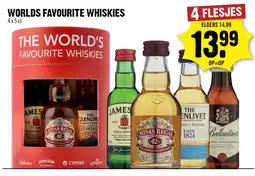 Dirck 3 Worlds favourite whiskies aanbieding