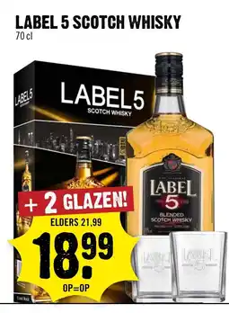 Dirck 3 Label 5 scotch whisky aanbieding