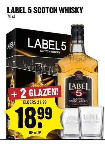 Dirck 3 Label 5 scotch whisky aanbieding
