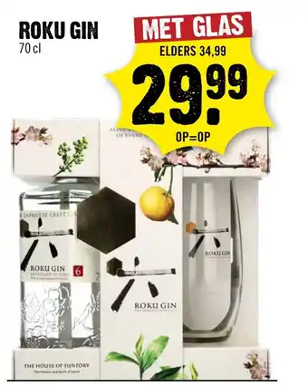 Dirck 3 Roku gin aanbieding