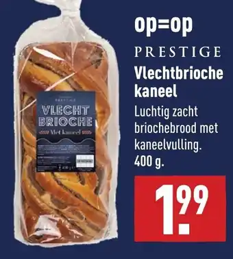 ALDI Prestige Vlechtbrioche kaneel 400g aanbieding