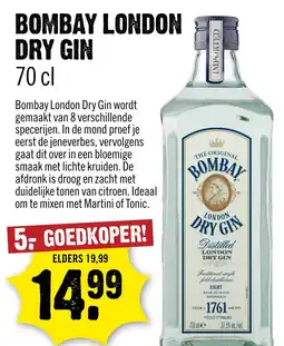 Dirck 3 Bombay london dry gin aanbieding