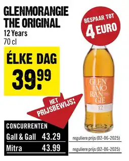 Dirck 3 Glenmorangie the original aanbieding