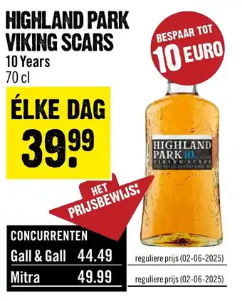 Dirck 3 Highland park viking scars aanbieding