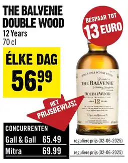 Dirck 3 The balvenie double wood aanbieding
