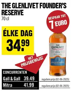 Dirck 3 The glenlivet founder's reserve aanbieding
