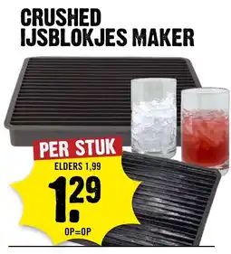 Dirck 3 Crushed ijsblokjes maker aanbieding