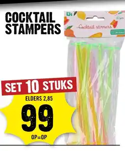 Dirck 3 Cocktail stampers aanbieding