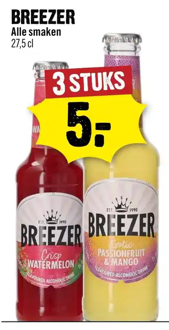 Dirck 3 Breezer aanbieding