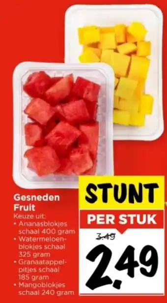 Vomar Voordeelmarkt Gesneden Fruit aanbieding