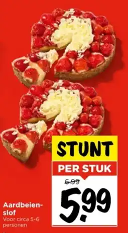 Vomar Voordeelmarkt Aardbeien slof aanbieding