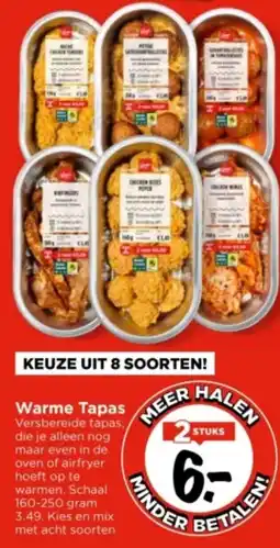 Vomar Voordeelmarkt Warme Tapas aanbieding