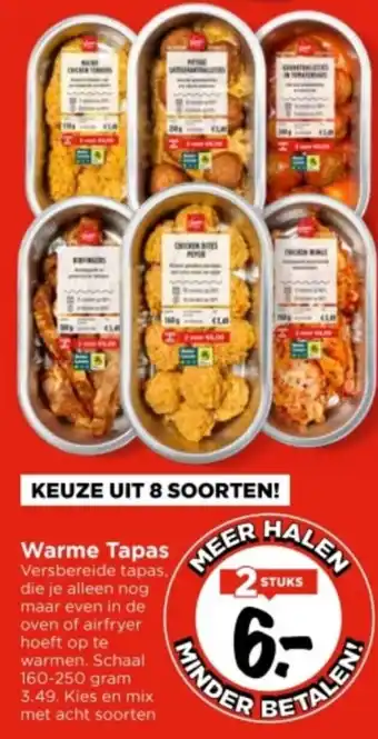 Vomar Voordeelmarkt Warme Tapas aanbieding
