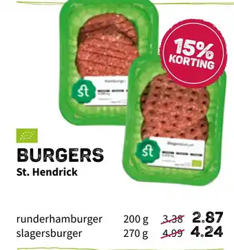 Ekoplaza Burgers st. hendrick aanbieding